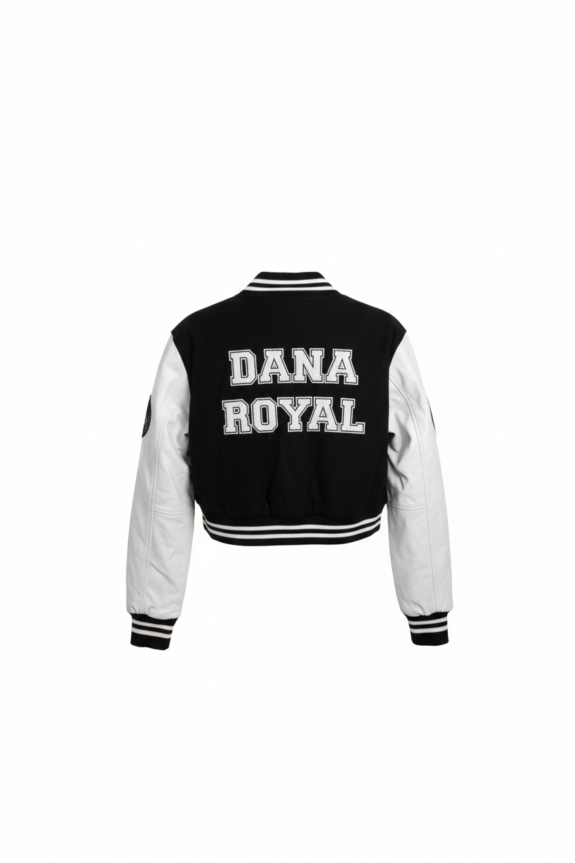 DR varsity women's crop jacket