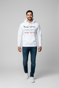 Dana Royal hood white sweater